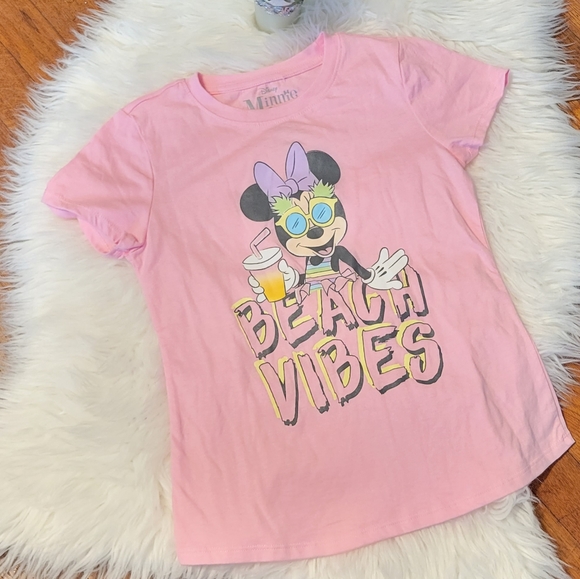 Minnie Mouse Girls Graphic T- Shirts 2 Pack Size L (10/12) - Picture 3 of 10